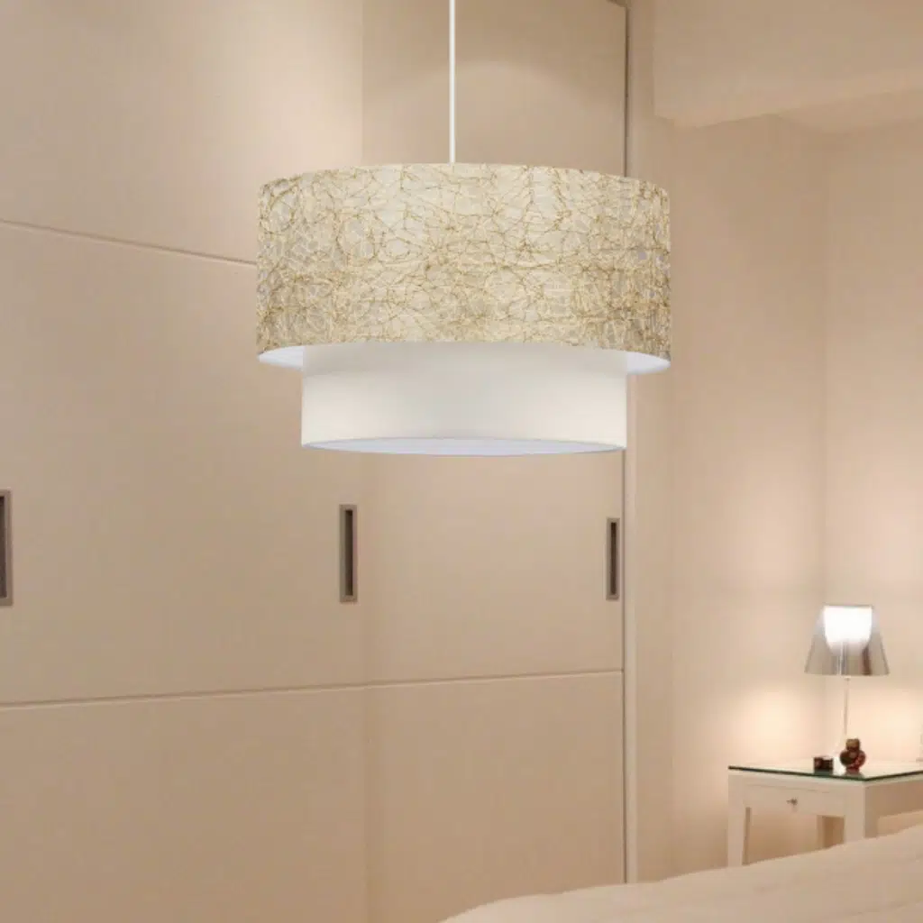 Pasta Tekli Sarkıt Avize Altın İpli Yatak Odası Avize Salon Aydınlatma