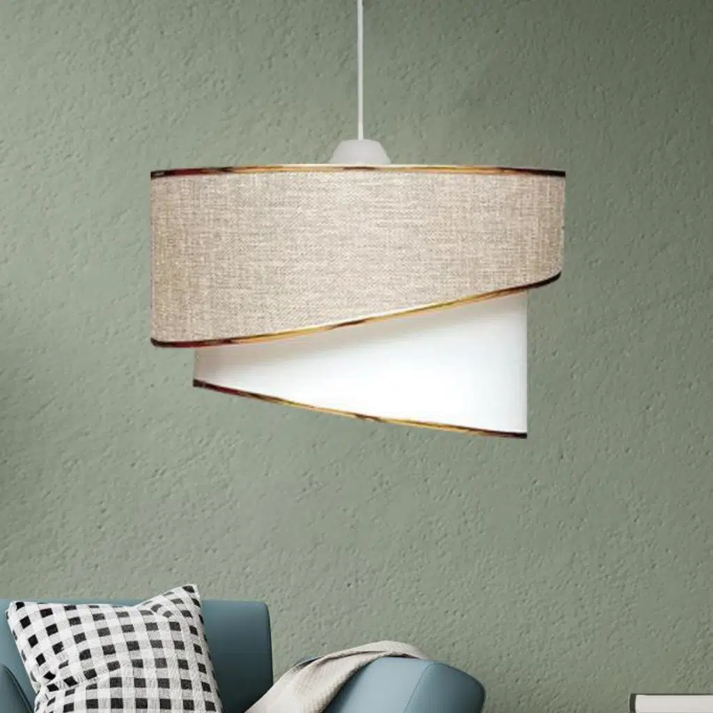 Barok Stil Pasta Avize Gold Şeritli Sarkıt Salon Yatak Odası 