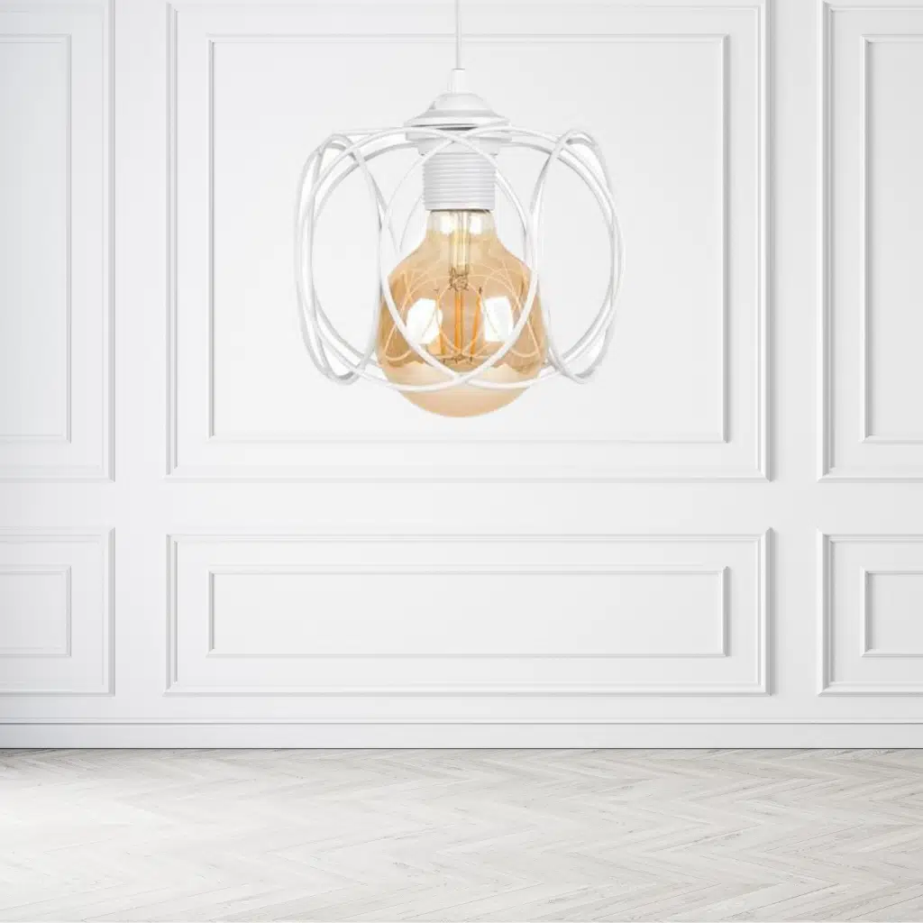 Evo Otantik Beyaz Metal Avize Hol Giriş Sarkıt