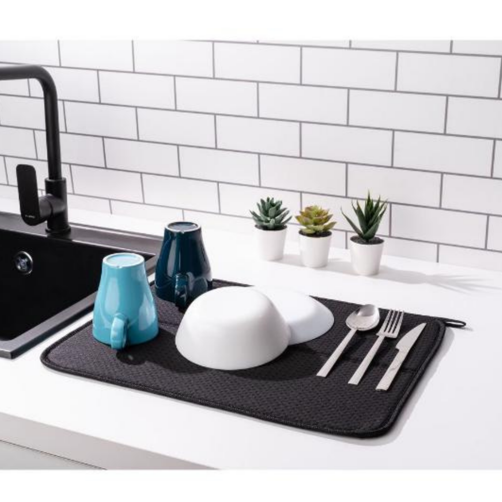 Mikrotex Bulaşık Matı Süper Emici Bulaşık Kurutma Matı 45x36cm Tezgah Üstü Bulaşık Matı Siyah Mikrotex Bulaşık Matı Süper Emici Bulaşık Kurutma Matı 45x36cm Tezgah Üstü Bulaşık Matı Siyah