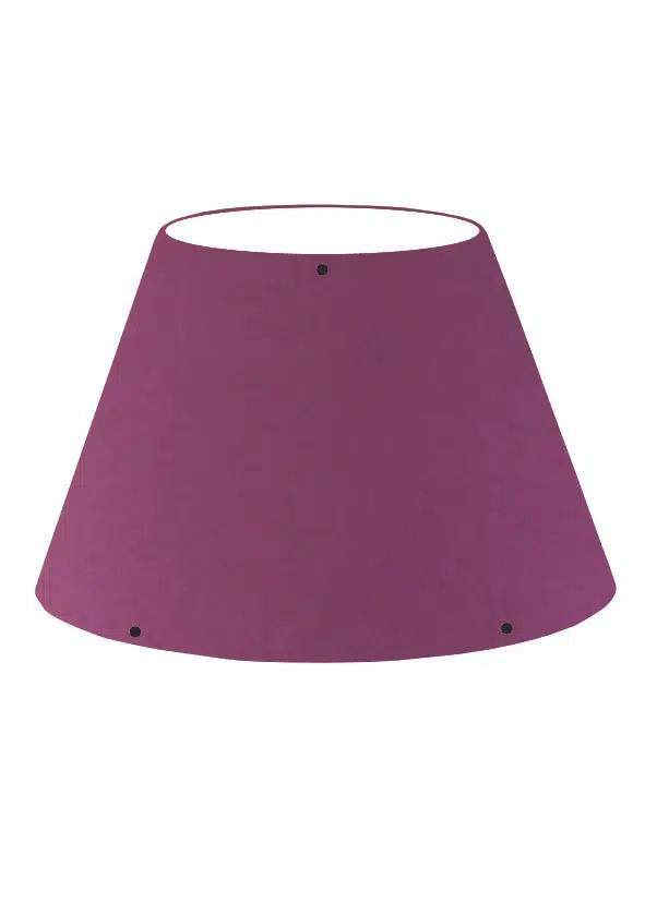 Pratik Yedek Konik Lambader Başlığı Mor Kumaş